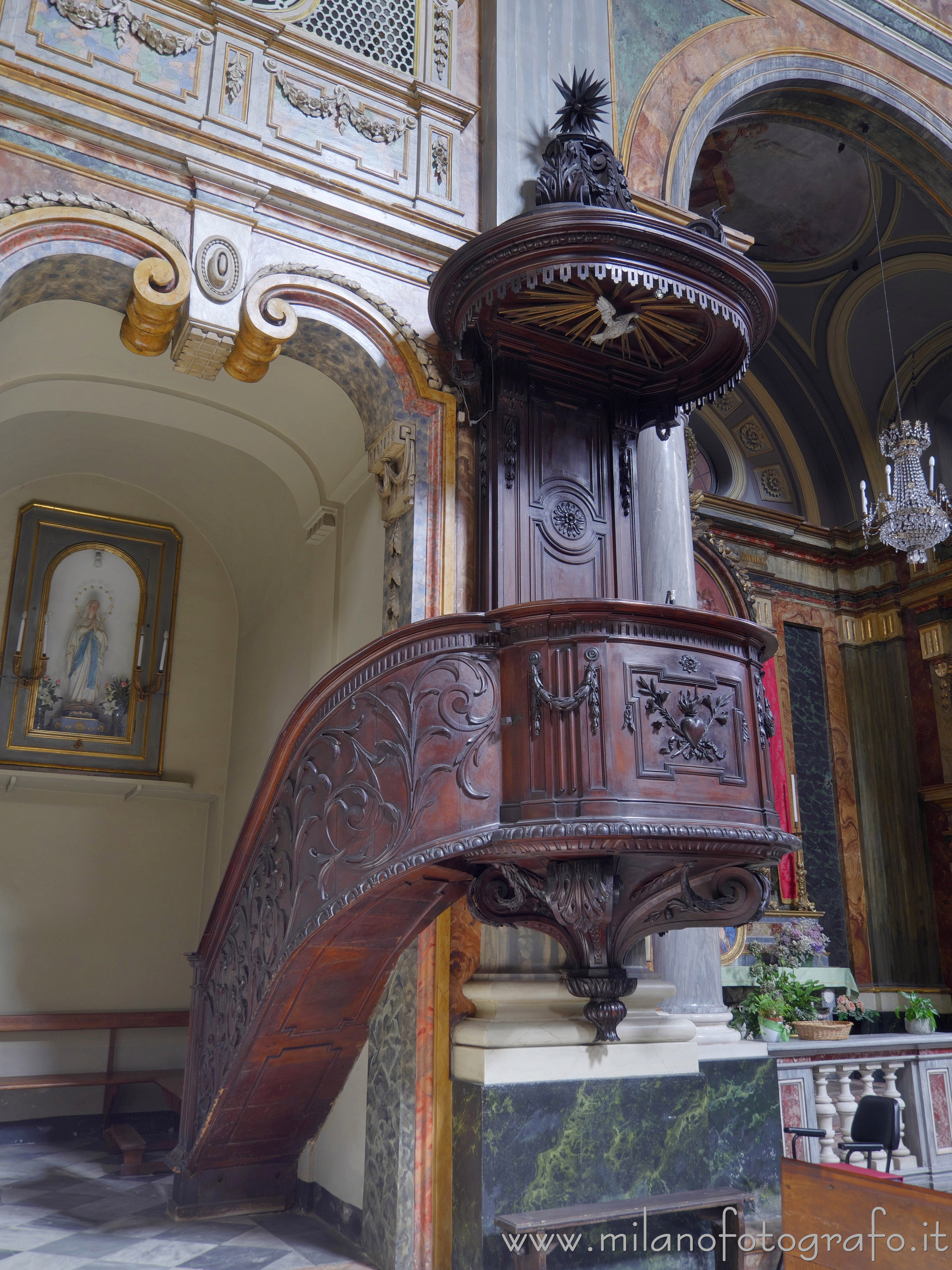 Biella - Pulpito della Chiesa di San Filippo Neri